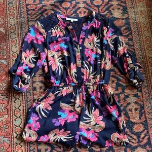 Daniel Rainn Hawaiian Floral Romper